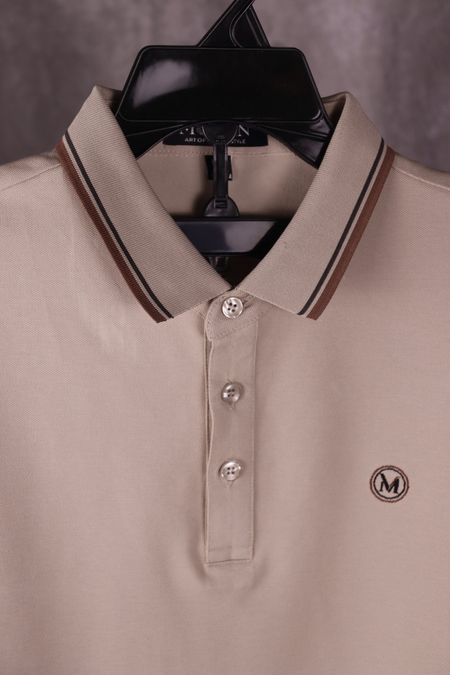 Moslin Luxe Polo – Tuscan Beige