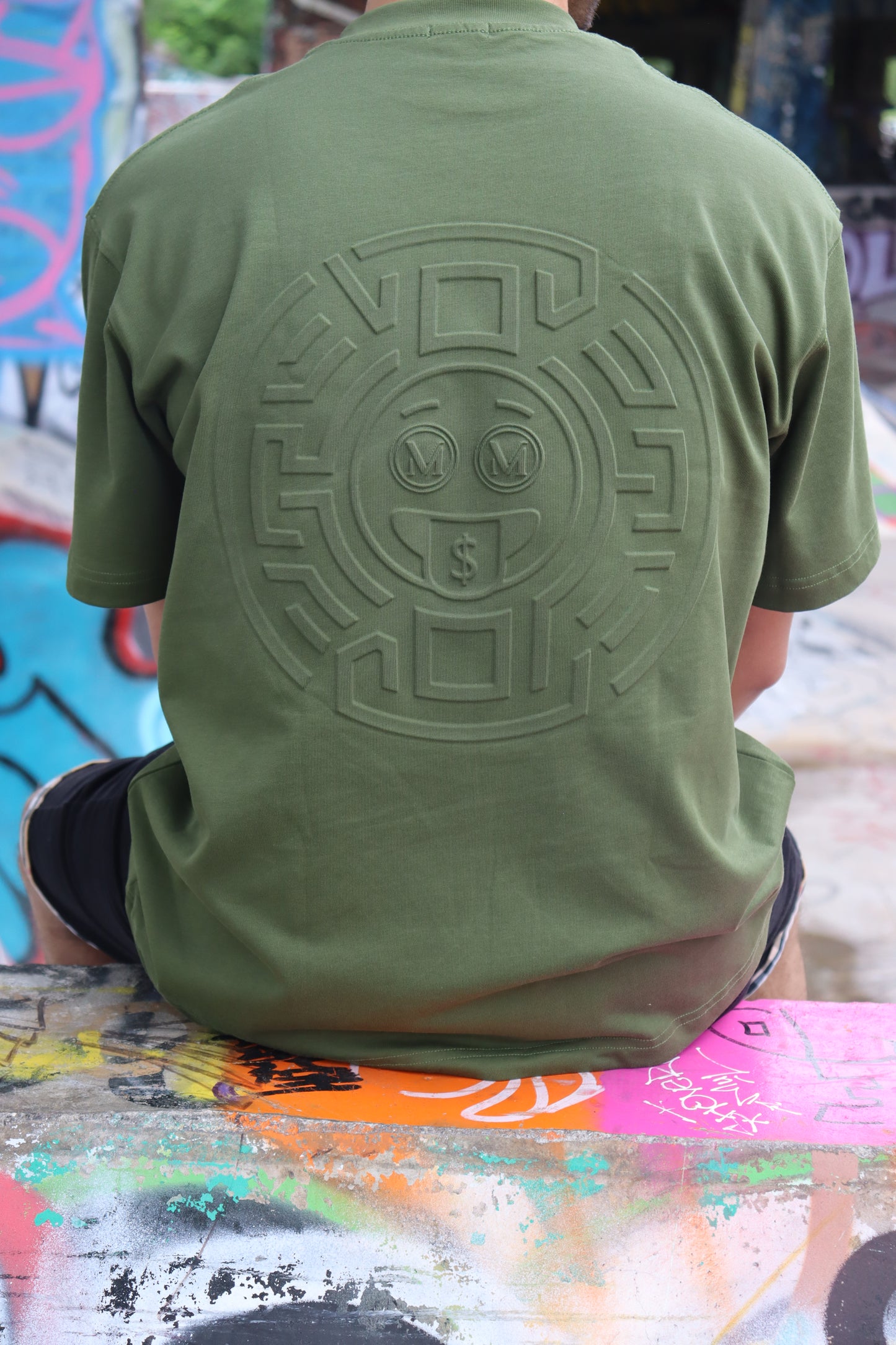 Moslin Statement Tee – Forest Shadow