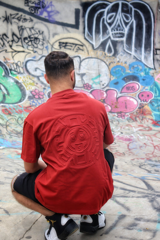 Moslin Statement Tee – Merlot