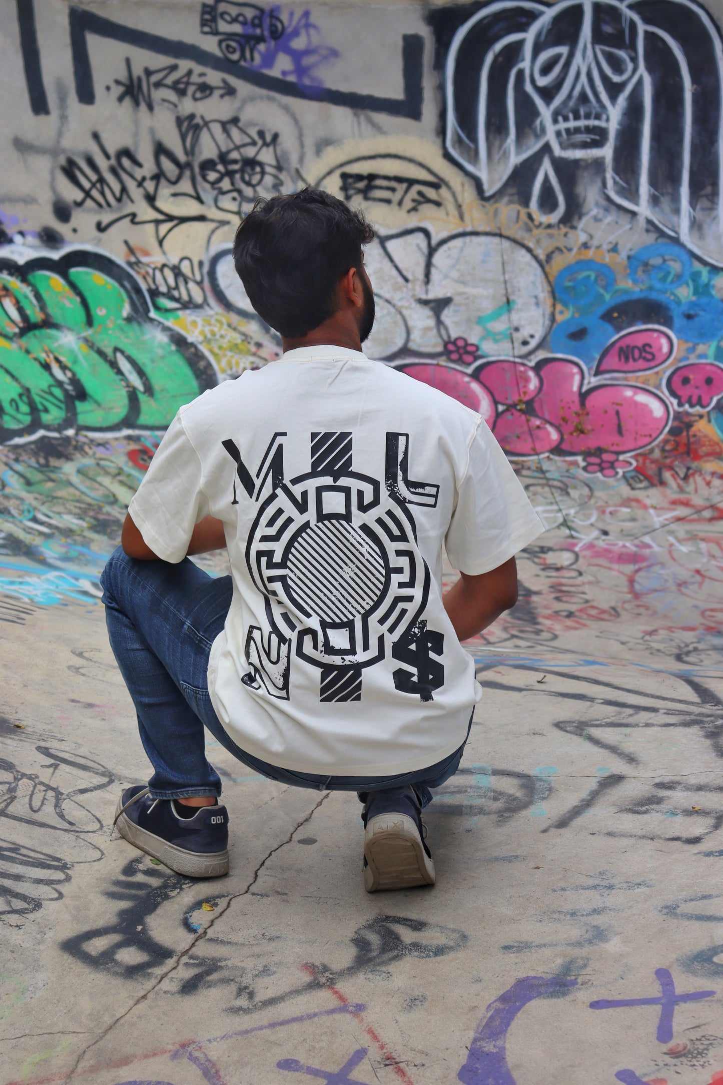 Moslin Signature Tee – Cloud Apricot