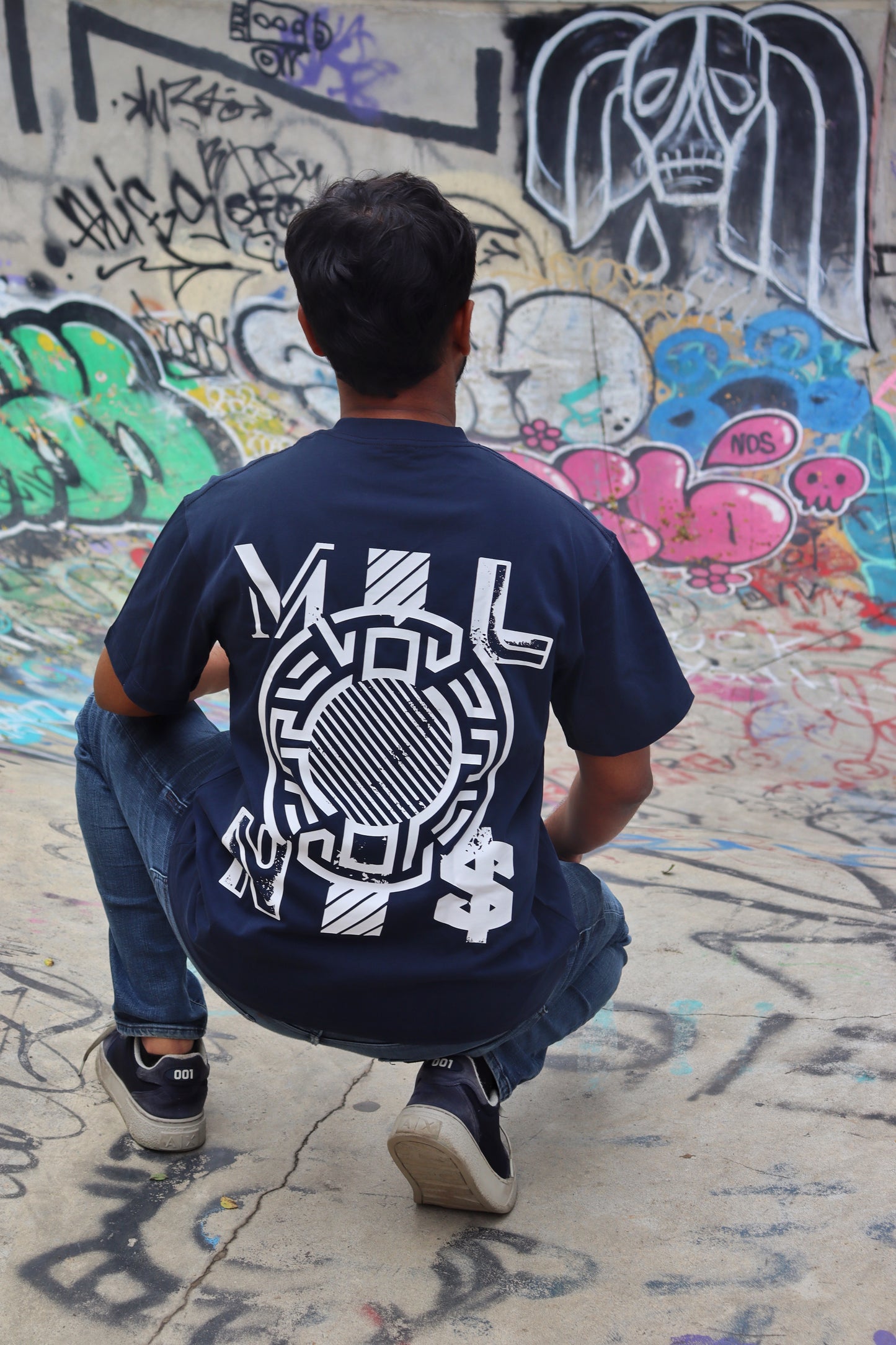 Moslin Signature Tee – Tibetian blue obsidian